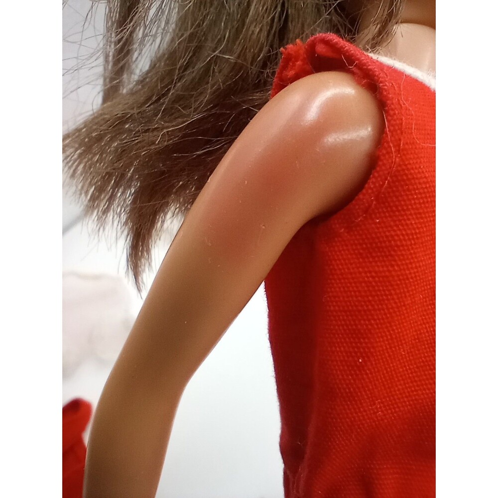 Vintage Skipper Doll 1960's Straight Leg Original Swimsuit Barbie Ken Mattel - Picture 6 of 16